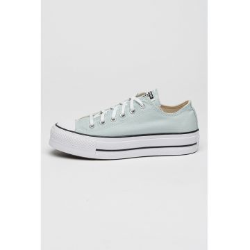 Pantofi sport low-cut cu platforma All Star Lift - Verde pal