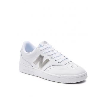 Tenisi dama  BBW80WMS - alb/argintiu - piele ecologica -