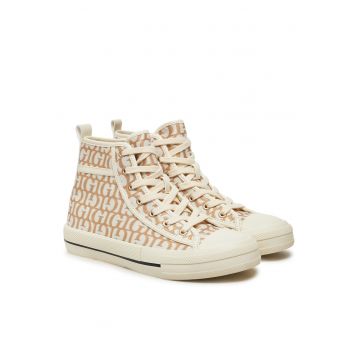 Tenisi dama -  textil - bej/auriu