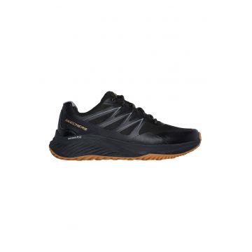 Pantofi sport cu garnituri textile - Negru