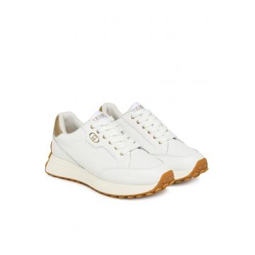 Pantofi sport dama  BF5027 P0102 - piele naturala - alb