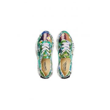 Pantofi sport dama - Burton 5 -  Piele naturala - Verde