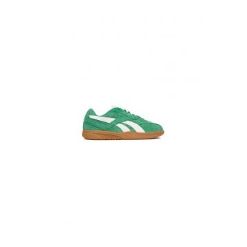 Pantofi sport dama  EO-HAMMER STREET - verde - piele naturala - sireturi  - rotund -