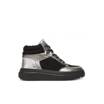 Pantofi sport dama -  Negru - piele naturala -