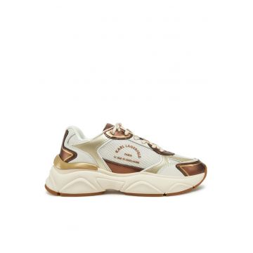 Pantofi sport dama -  piele naturala/textil - multicolor -