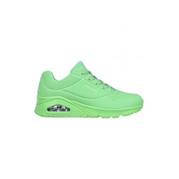 Pantofi sport de piele ecologica Uno Stand On Air - Verde
