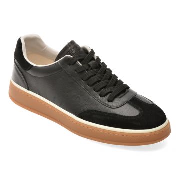 Pantofi sport EPICA negri, 59215, din piele naturala