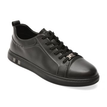 Pantofi sport GRYXX negri, 5623, din piele naturala