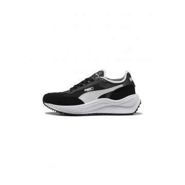 Pantofi sport Rider Elite cu piele ecologica - Alb/Negru