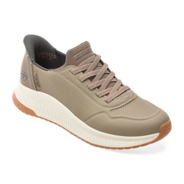 Pantofi sport SKECHERS gri, 118424, din piele ecologica