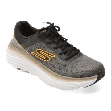 Pantofi sport SKECHERS gri, MAX CUSHIONING ENDEAVOUR, din material textil