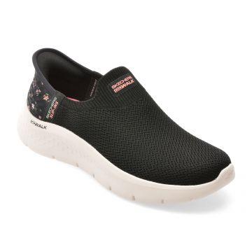 Pantofi sport SKECHERS negri, 124822, din material textil