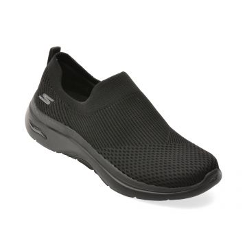 Pantofi sport SKECHERS negri, 125300, din material textil