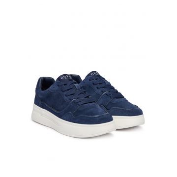 Tenisi barbati  bleumarin - piele naturala