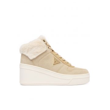 Tenisi cu platforma  FLFRFR SUE12 - bej