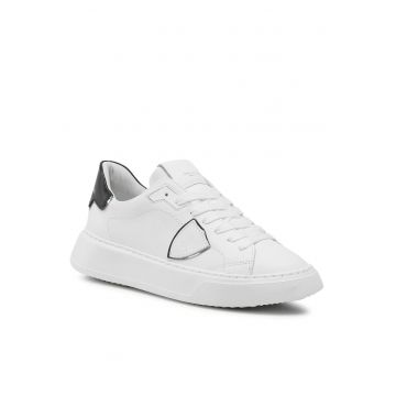 Tenisi dama  BTLD V010 - piele naturala - alb/negru