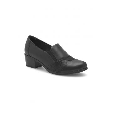 Pantofi dama -  392545 - Piele naturala - Negru