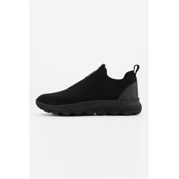 Pantofi slip-on din material textil Spherica - Negru