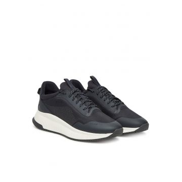 Pantofi sport barbati  model Dark Blue 401 - pentru alergare - bleumarin - textil