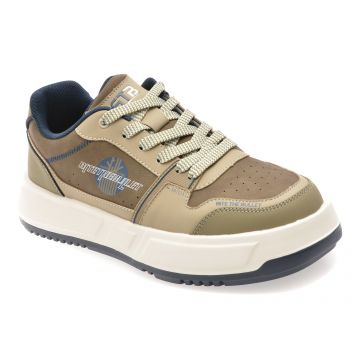 Pantofi sport BITE THE BULLET gri, 251209, din piele naturala