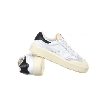 Pantofi sport dama CT302OD -  Textil/Piele naturala - Alb