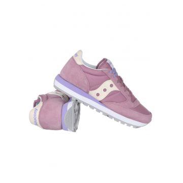 Pantofi sport dama S1044 -  Roz - Piele naturala/Textil -