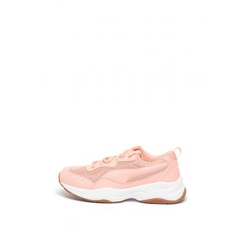 Pantofi sport de piele ecologica - cu insertii de plasa Cilia SoftFoam+