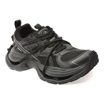 Pantofi sport GRYXX negri, 2365, din material textil