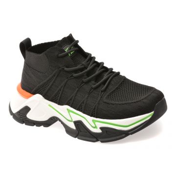 Pantofi sport GRYXX negri, 351208, din material textil