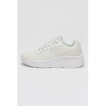 Pantofi sport Izabek wedge din plasa - Alb fildes