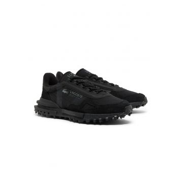 Pantofi sport low-cut cu garnituri din piele intoarsa Elite Active - Negru