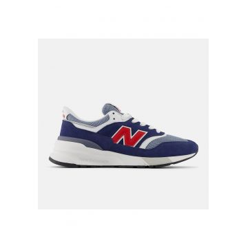 Tenisi barbati  997 Piele suede Albastru - Albastru