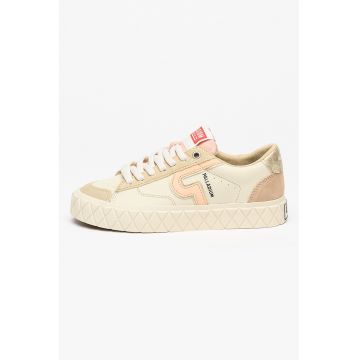 Pantofi sport Ace Lo cu strat exterior din piele intoarsa - Auriu/Alb murdar/Roz pal