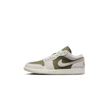 Pantofi sport  Air Jordan 1 Low - alb - piele