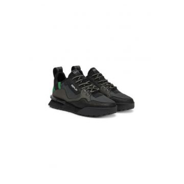 Pantofi sport barbati - GMS1P .000.C0059L -  Piele naturala - Negru