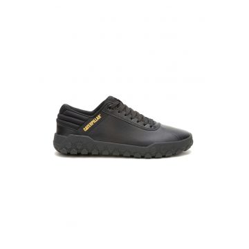 Pantofi sport de piele cu logo - Galben/Negru stins