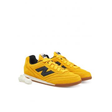 Tenisi barbati  galben - piele naturala