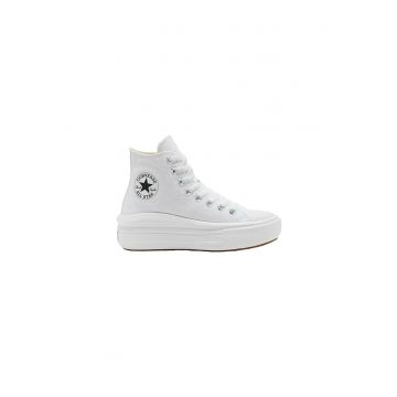 Tenisi sport -  Chuck Taylor All Star Move - Textil/Cauciuc - Alb - Alb