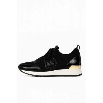 Pantofi sport cu monograma Solara Nova - Negru