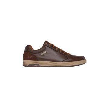 Pantofi sport low-cut de piele ecologica - Maro
