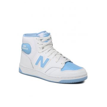 Tenisi dama -  BB480SCC - piele ecologica/piele naturala - alb/albastru -