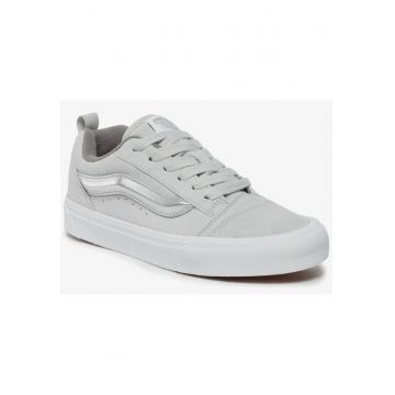 Pantofi gri  unisex din piele - Gri