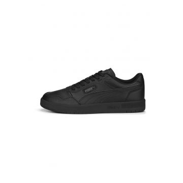 Pantofi sport de piele si piele ecologica cu logo Court Ultra