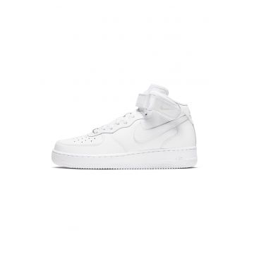 -Pantofi sport din piele Air Force 1 - Alb