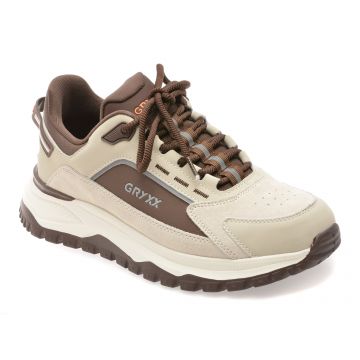 Pantofi sport GRYXX gri, 33039, din piele ecologica