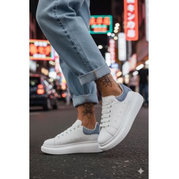 Adidasi dama casual albi 111 T14-1