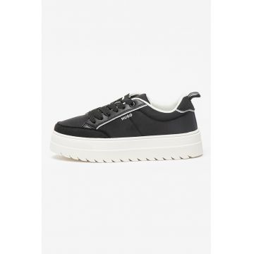 Pantofi sport flatform low-cut Lyssa - Negru