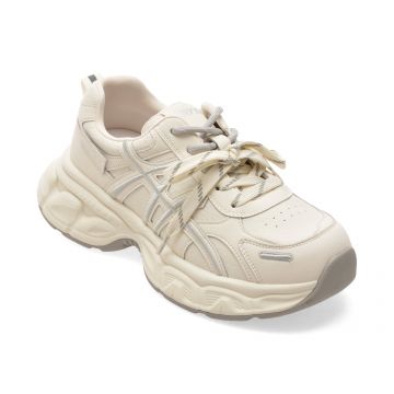 Pantofi sport GRYXX albi, Q3678, din piele naturala