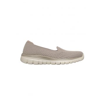 Pantofi slip-on cu aspect tricotat Graceful - Maro taupe