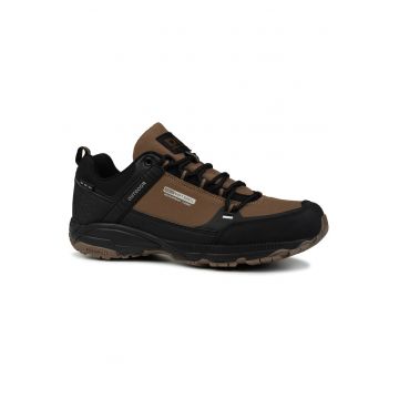 Pantofi sport barbati  PREDATOR LOW - trekking - negru/maro - material softshell - Brun